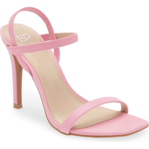 Nordstrom Square Toe Heels Size 6.5 Vanessa BP Pink‎ Begonia 4" Heeled Sandals - Picture 13 of 13